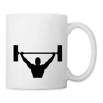 body building - Mug - white - Right