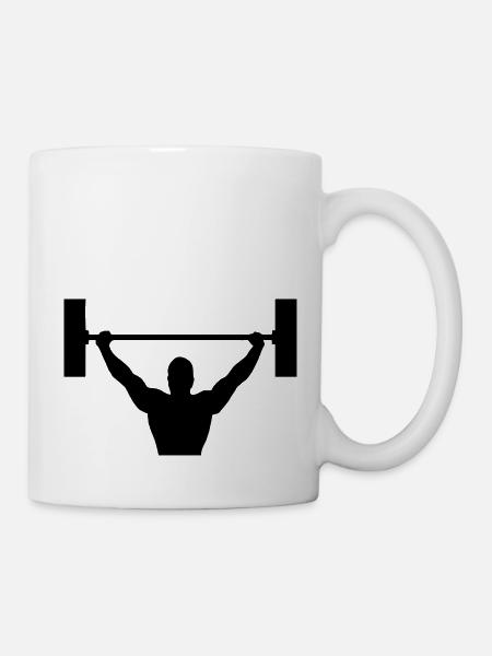 musculation - Mug blanc - blanc