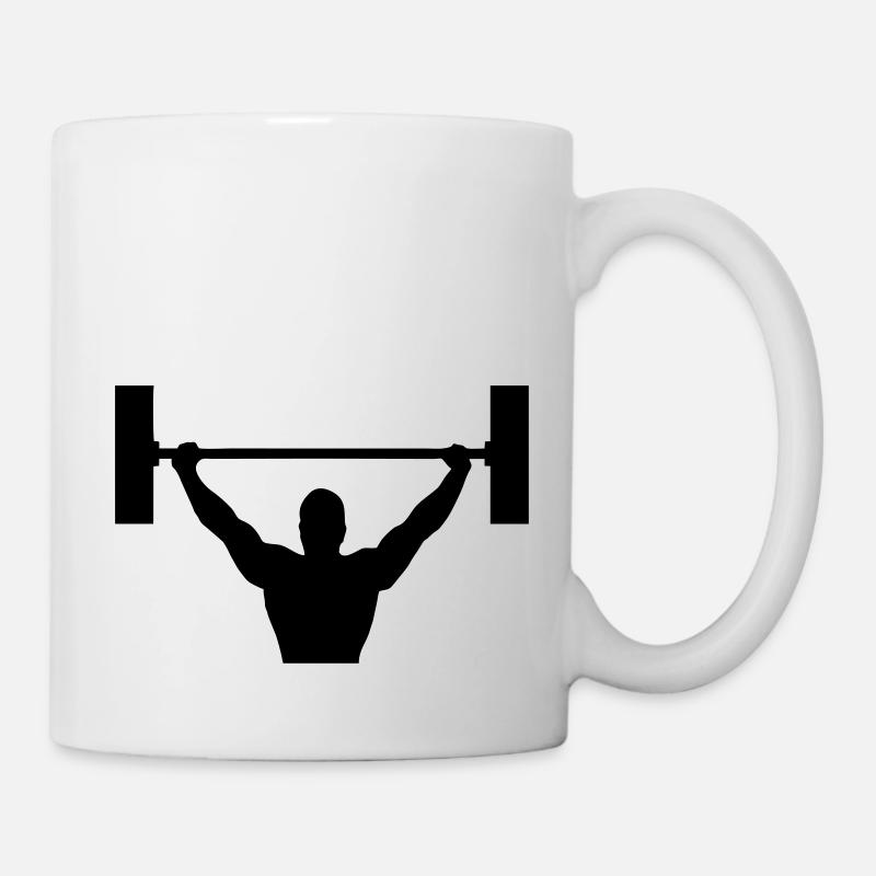 body building - Kop/krus - hvid