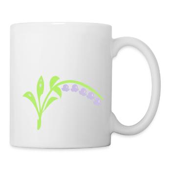 Valley of lilies flowers - Mug - white - Right
