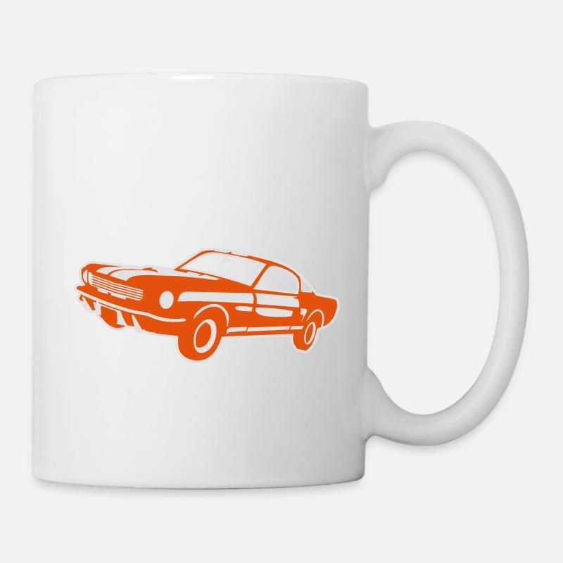 Voiture de sport Oldtimer - Mug blanc - blanc