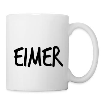 Partnerlook - Ihr passt wie Arsch auf Eimer - Tasse - Weiß - Rechts