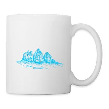 Trois sommets dans le Tyrol du Sud - Mug blanc - blanc - Droite