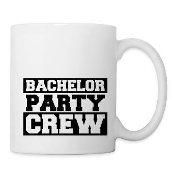 Bachelor Party Crew Design - Mug blanc - blanc - Droite