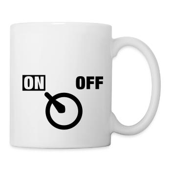 power_mode_f1 - Mug blanc - blanc - Droite