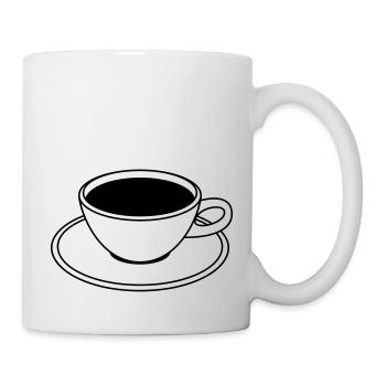 Coffee Cup - Tasse - Weiß - Rechts