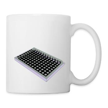 96 Well Plate / 96 perforated plate - Mug - white - Right