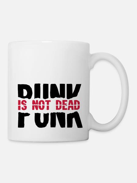 punk - Tasse - Weiß