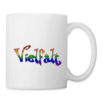 Vielfalt1 1 - Tasse - Weiß - Rechts