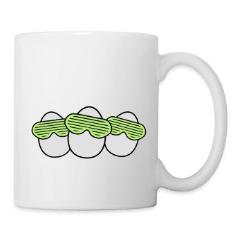 Funky Egg Crew - Tasse - Weiß - Rechts