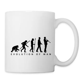 evolution_klarinette_spieler_082013_b_1c - Tasse - Weiß - Rechts