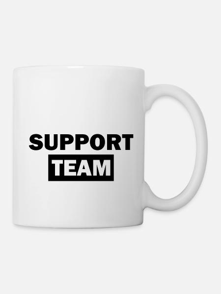 support team - Mug - white