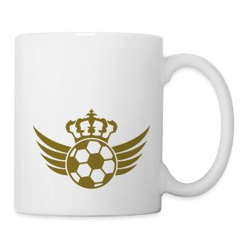 Soccer Blazon Logo Design - Mug - white - Right