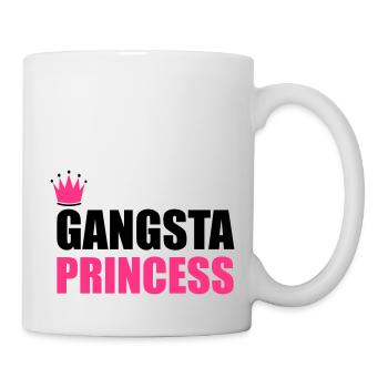 Gangsta Princess - Mug blanc - blanc - Droite