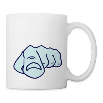 doigt i want you meme cool geek drawing - Mug blanc - blanc - Droite