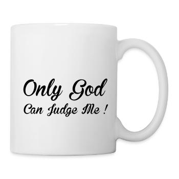 God Can Judge - Mug - white - Right