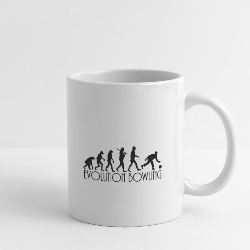 évolution Bowling Mug blanc