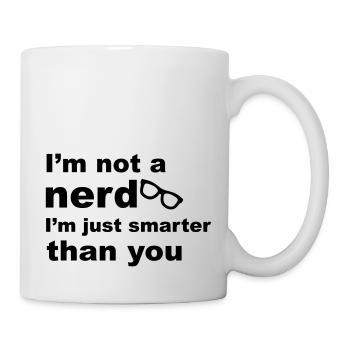 Nerd Glasses - Tasse - Weiß - Rechts