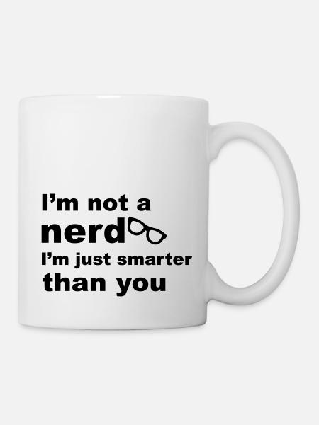 Nerd Glasses - Mug - white