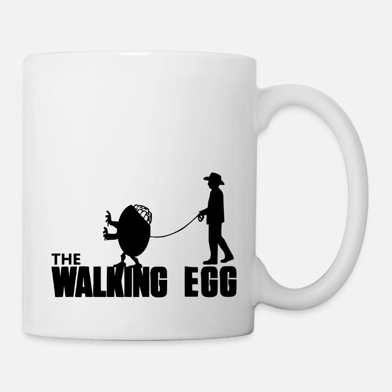 The Walking Egg - Mug blanc - blanc