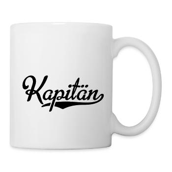 Kapitän - Tasse - Weiß - Rechts