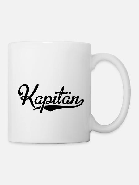 Kapitän - Tasse - Weiß
