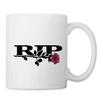 rip_mit_rose_2_2c - Tasse - Weiß - Rechts