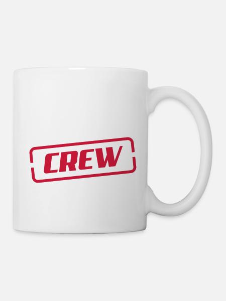 crew - Tasse - Weiß