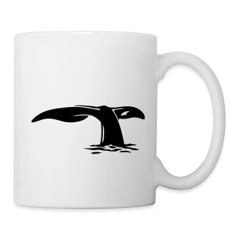 wal_fluke - Tasse - Weiß - Rechts