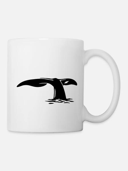 wal_fluke - Tasse - Weiß