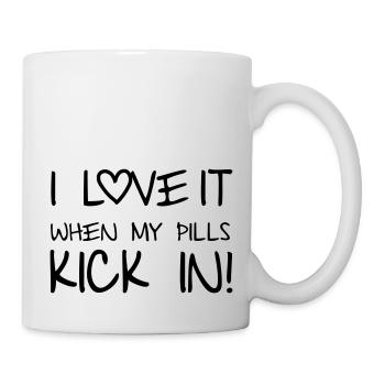 Pills - Tasse - Weiß - Rechts