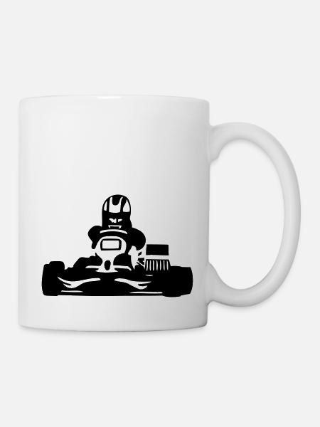 karting - Mug blanc - blanc