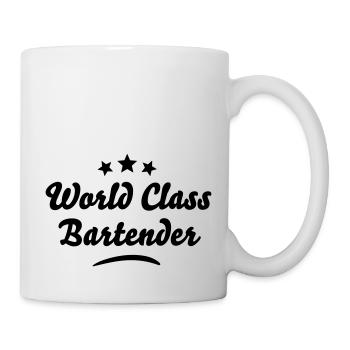 world class bartender stars - Mug - white - Right