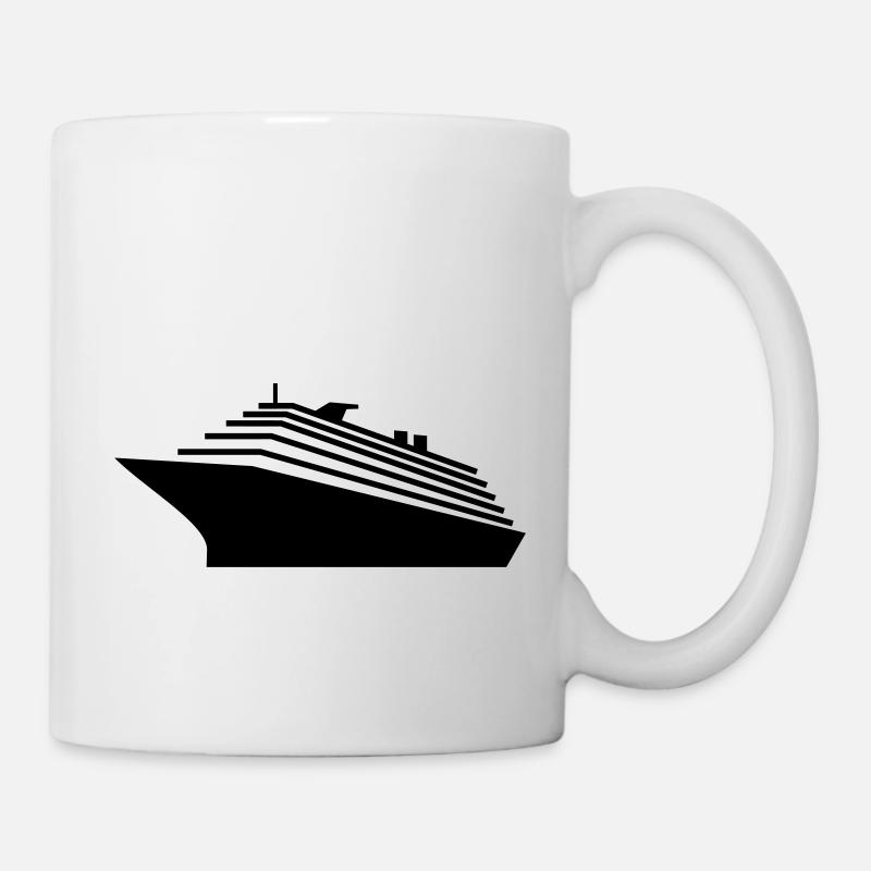 Kreuzfahrtschiff / cruiser (1c) - Tasse - Weiß