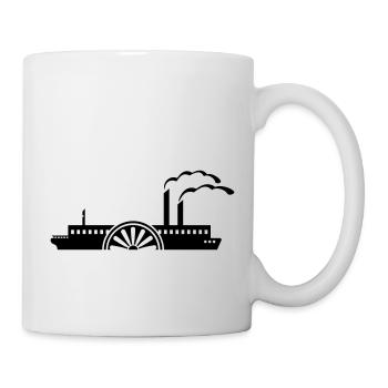 Mississippi steamer (1c) - Mug - white - Right