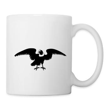 dessin condor des Andes colombie - Mug blanc - blanc - Droite
