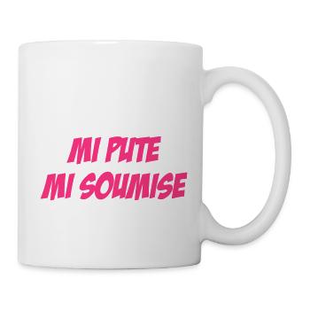 Mi Pute Mi Soumise - Mug blanc - blanc - Droite