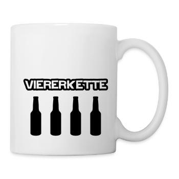 Viererkette - Tasse - Weiß - Rechts