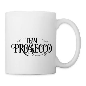Team Prosecco Frauen T-Shirt - Tasse - Weiß - Rechts