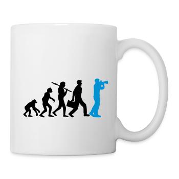 Photographer Camera Evolution - Mug - white - Right
