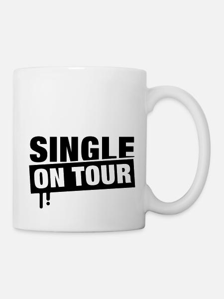 single_on_tour_f1 - Tasse - Weiß