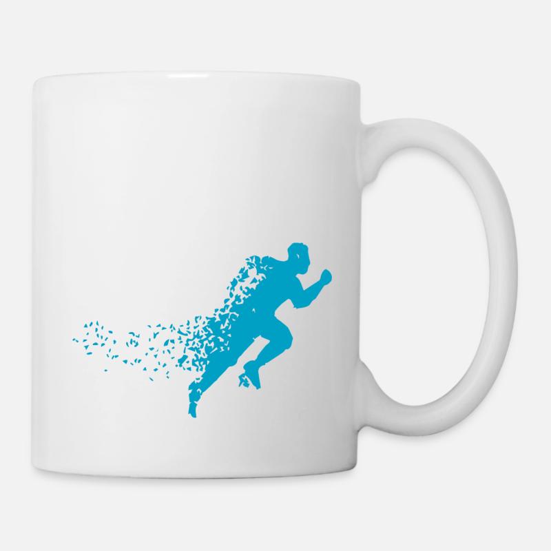 Running - Mug - white
