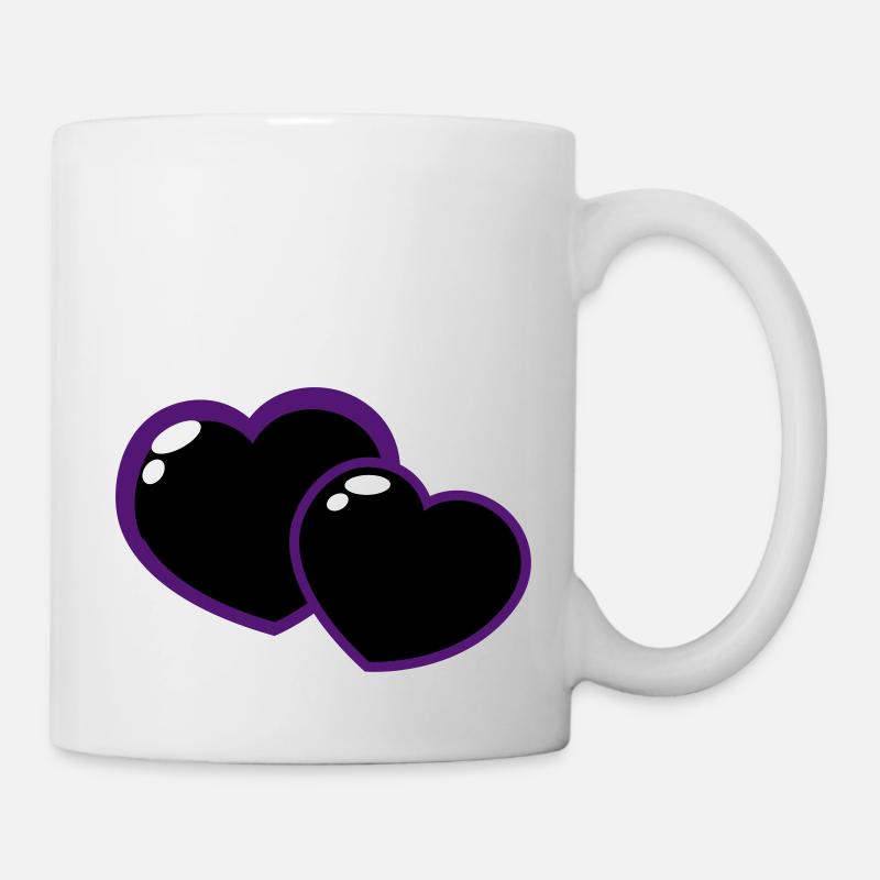 Cœur - Mug blanc - blanc
