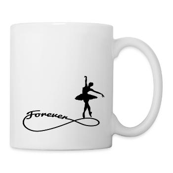 forever ballett 1 Ballerina forever - Tasse - Weiß - Rechts