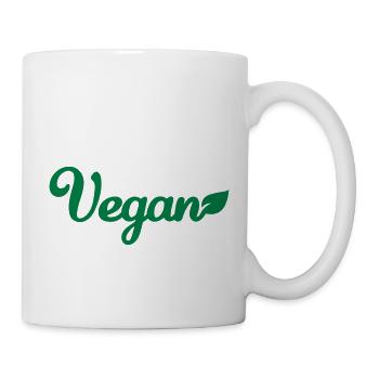 Vegan - Mug blanc - blanc - Droite