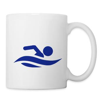 natation sport icon 200315 - Mug blanc - blanc - Droite