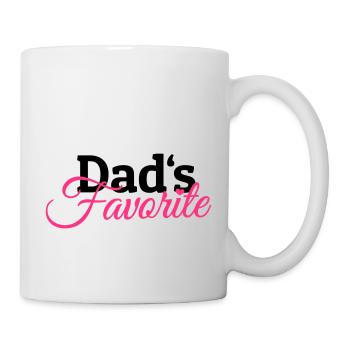 Dads Favorite - Tasse - Weiß - Rechts