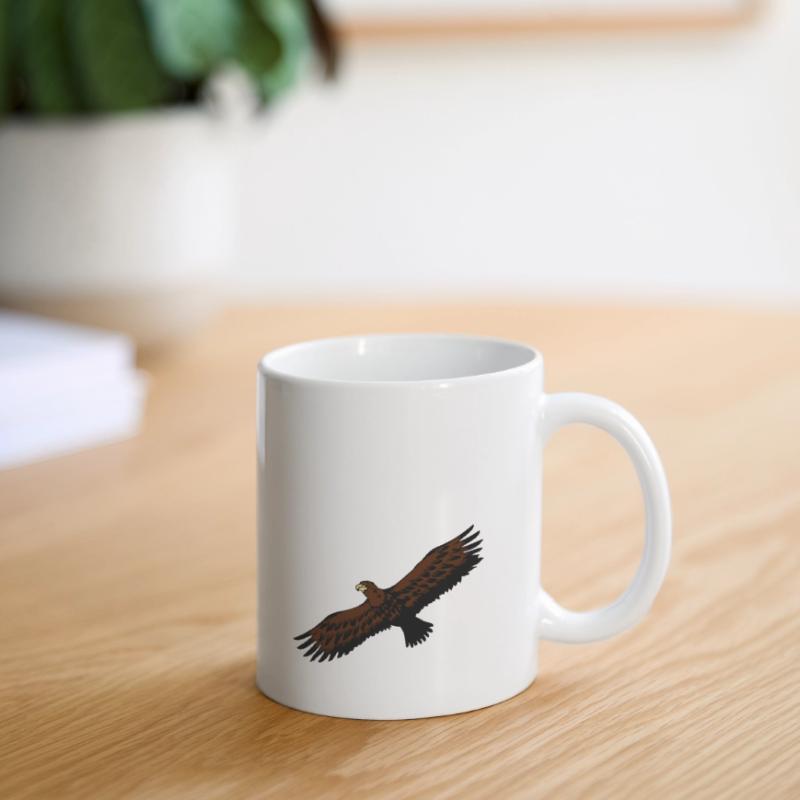 Oiseau Aigle anmut oiseaux de proie Mug blanc