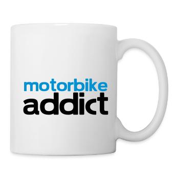 motorbike addict - Mug - white - Right
