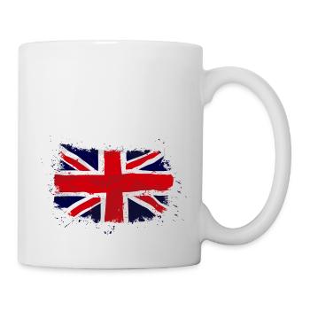 Union Jack - UK Flag - Tasse - Weiß - Rechts